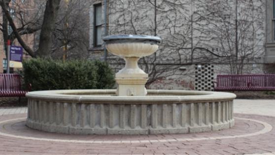 Mid-North Triangle Park Fountain